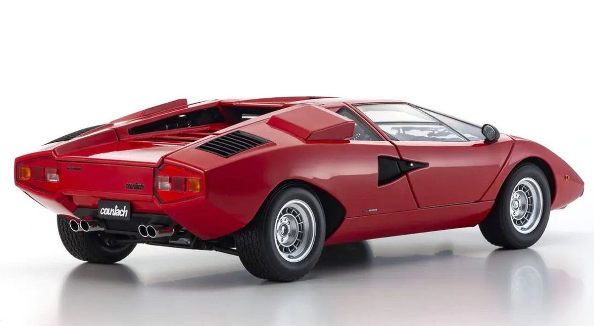 Kyosho 1/12 Lamborghini Countach LP400 Red Diecast Model