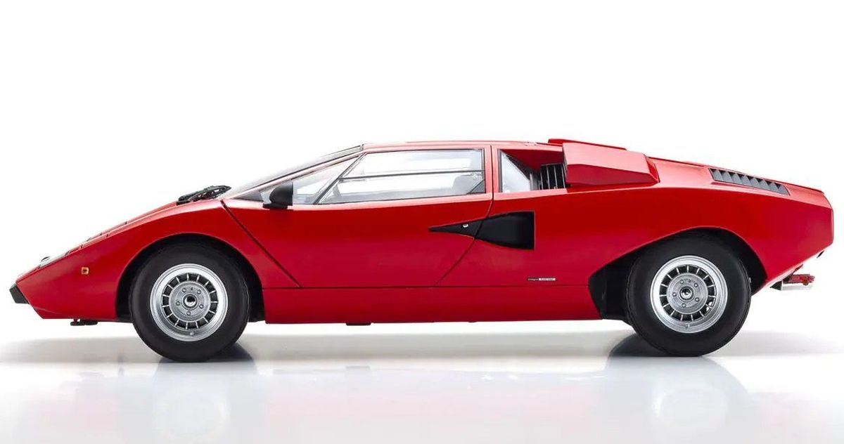 Kyosho 1/12 Lamborghini Countach LP400 Red Diecast Model