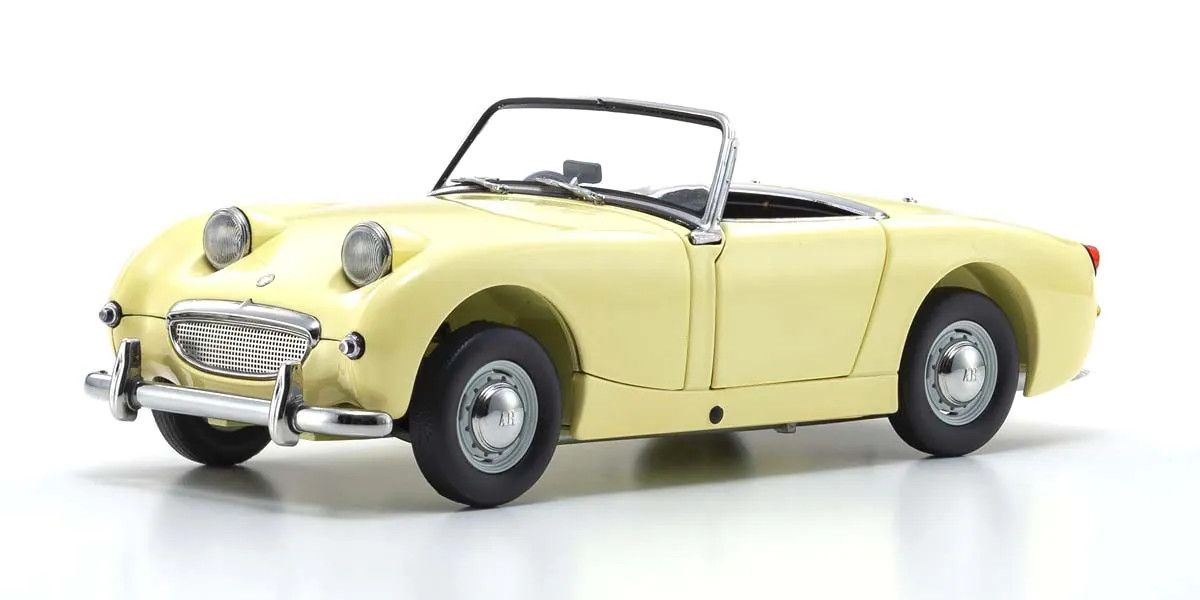 Kyosho 1/18 Scale Austin Healey Sprite Primrose/Yellow Model Diecast Car 08953PY