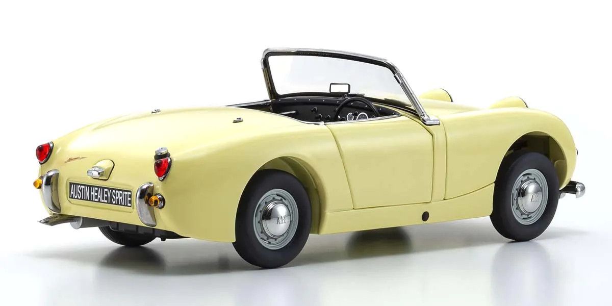 Kyosho 1/18 Scale Austin Healey Sprite Primrose/Yellow Model Diecast Car 08953PY