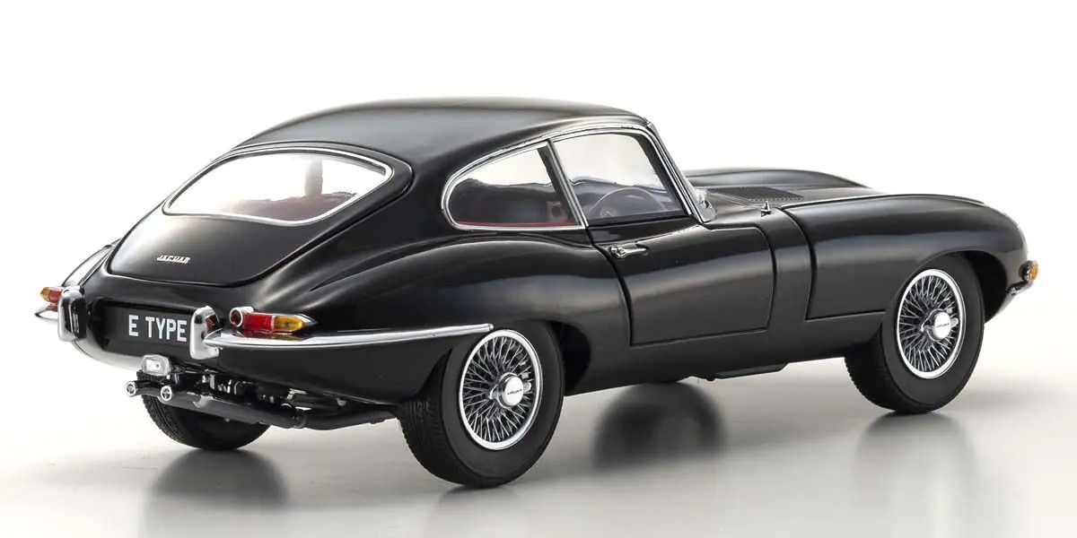 Kyosho 1/18 Jaguar E-Type Black Diecast Model