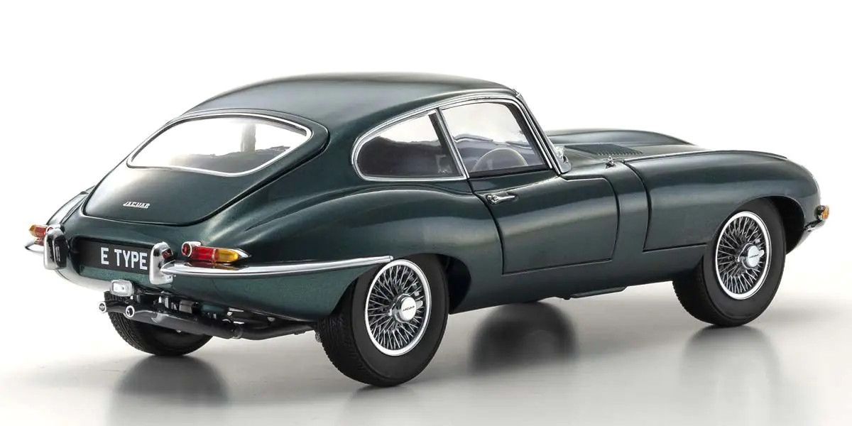 Kyosho 1/18 Jaguar E-Type Dark Green Diecast Model