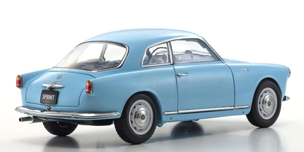 Kyosho 1/18 Scale Alfa Romeo Giulietta Sprint Blue Model Diecast Car 08957B