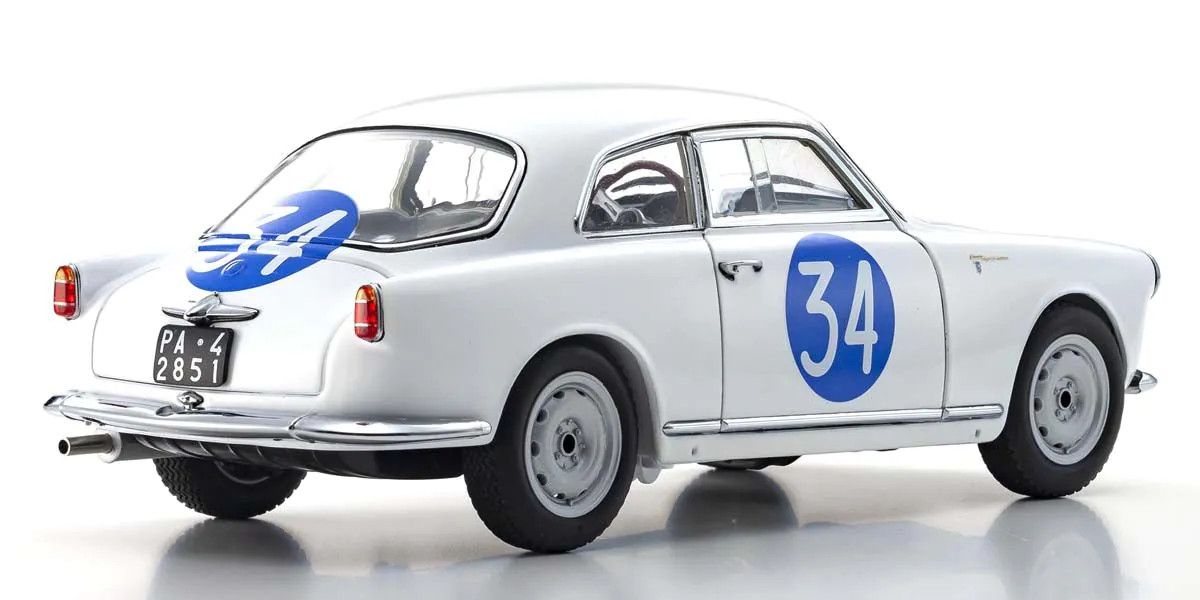 Kyosho 1/18 Scale Alfa Romeo Giulietta SV Targa Florio #34 Diecast Car 08957C