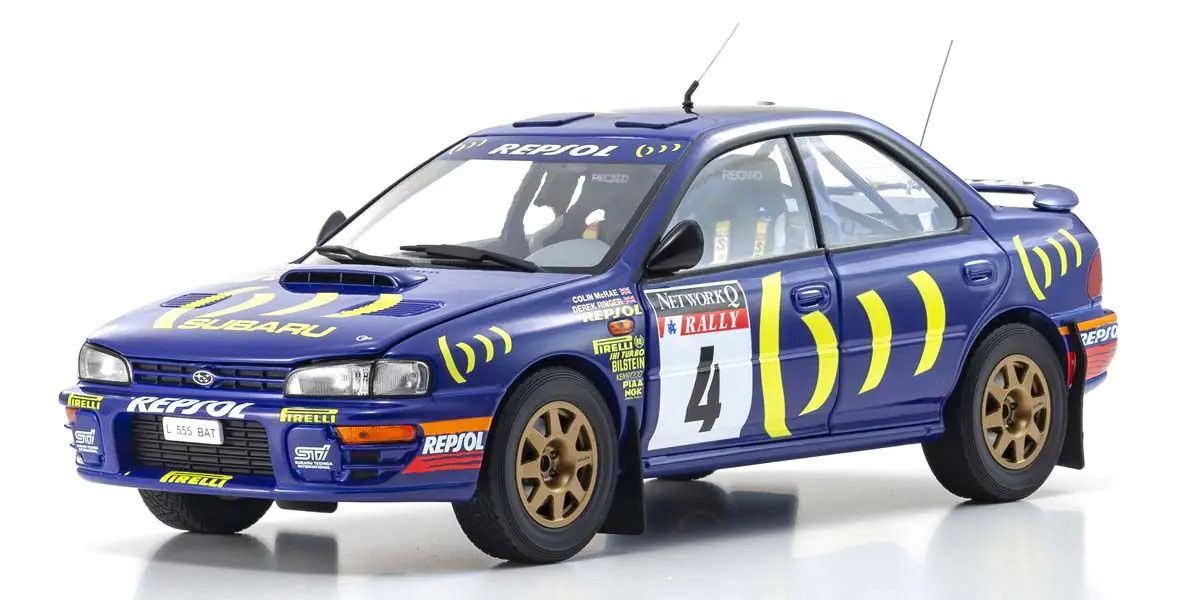 Kyosho 1/18 Scale Subaru Impreza 1994 RAC #4 Model 08962A