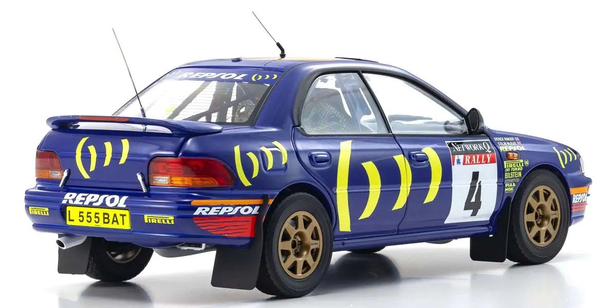 Kyosho 1/18 Scale Subaru Impreza 1994 RAC #4 Model 08962A