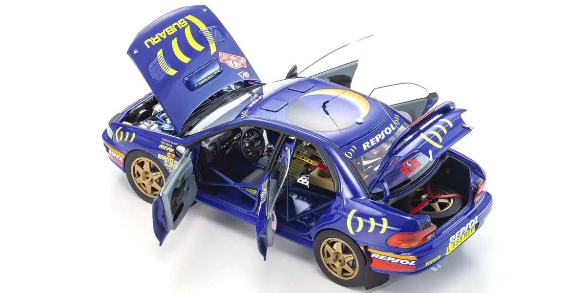 Kyosho 1/18 Scale Subaru Impreza 1995 Monte Carlo #5 Model 08962B