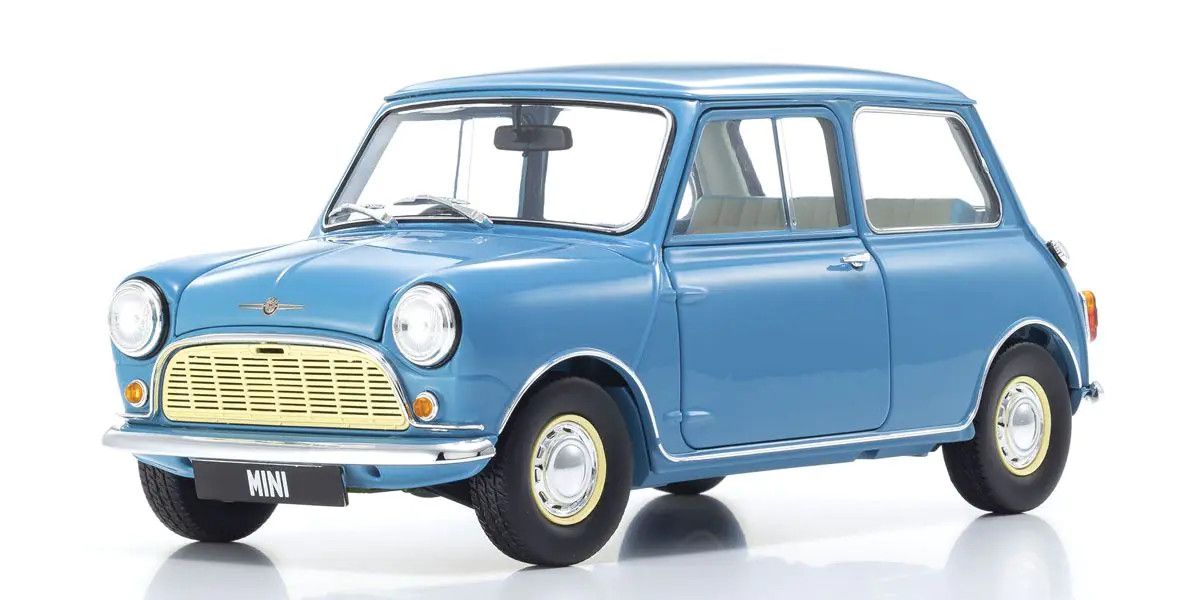 Kyosho 1/18 Scale Morris Mini Minor Clipper Blue Model 08964BL