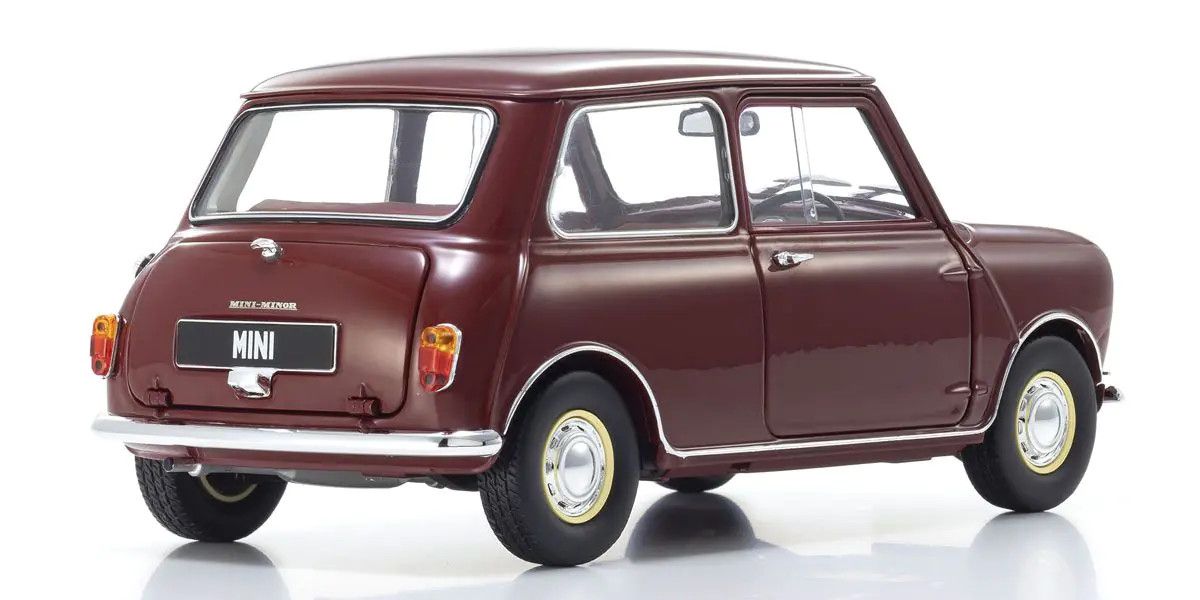 Kyosho 1/18 Scale Morris Mini Minor Cherry Red Model 08964R