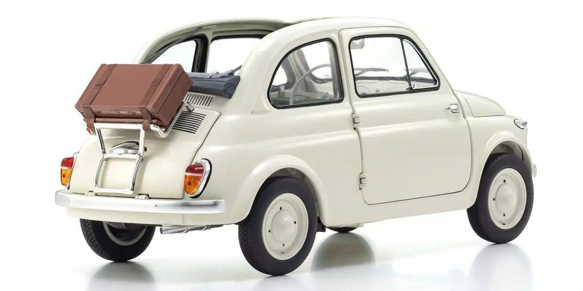 Kyosho 1/18 Fiat Nuova 500 with Accessories Diecast Model