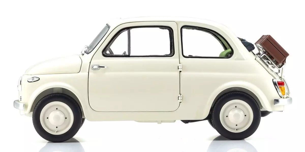 Kyosho 1/18 Fiat Nuova 500 with Accessories Diecast Model
