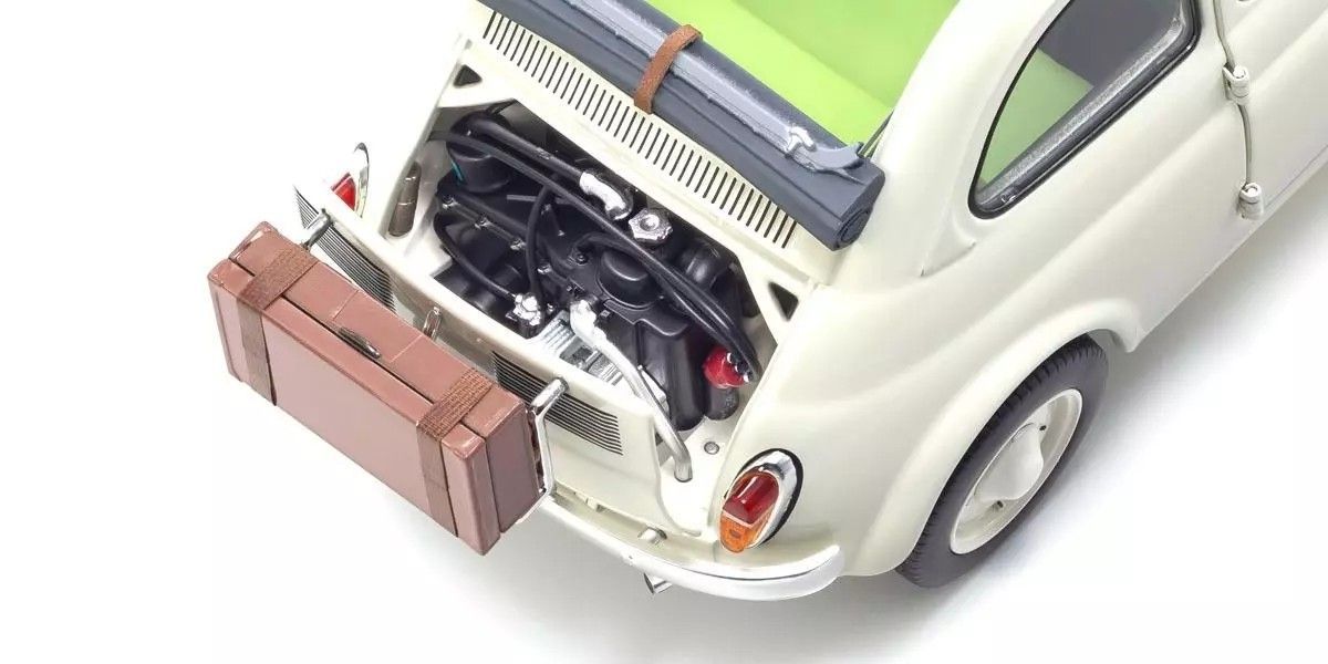 Kyosho 1/18 Fiat Nuova 500 with Accessories Diecast Model