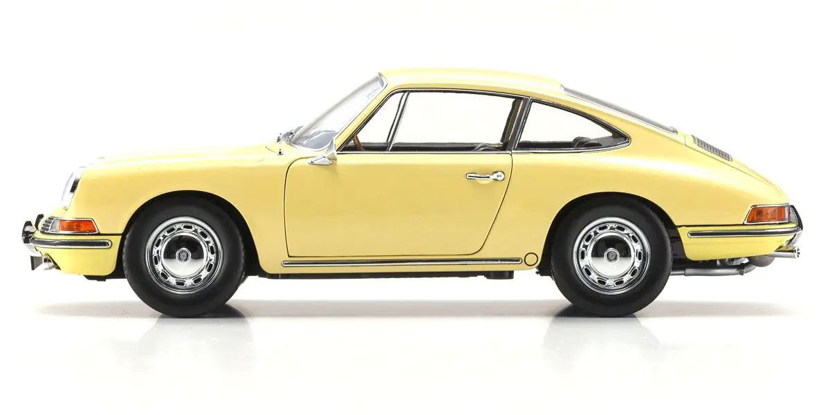 Kyosho 1/18 Porsche 911 (901) 1964 Champagne Yellow Diecast Model