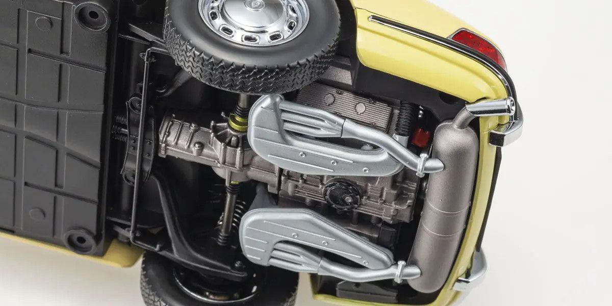 Kyosho 1/18 Porsche 911 (901) 1964 Champagne Yellow Diecast Model