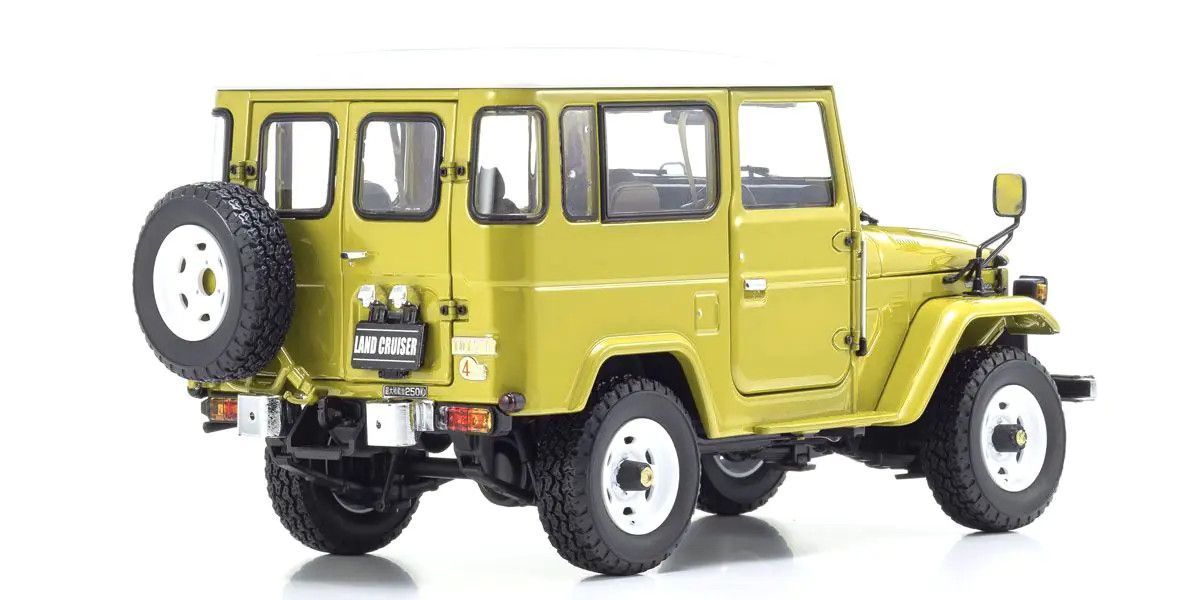 Kyosho 1/18 Toyota Land Cruiser 40 Van Yellow Diecast Model