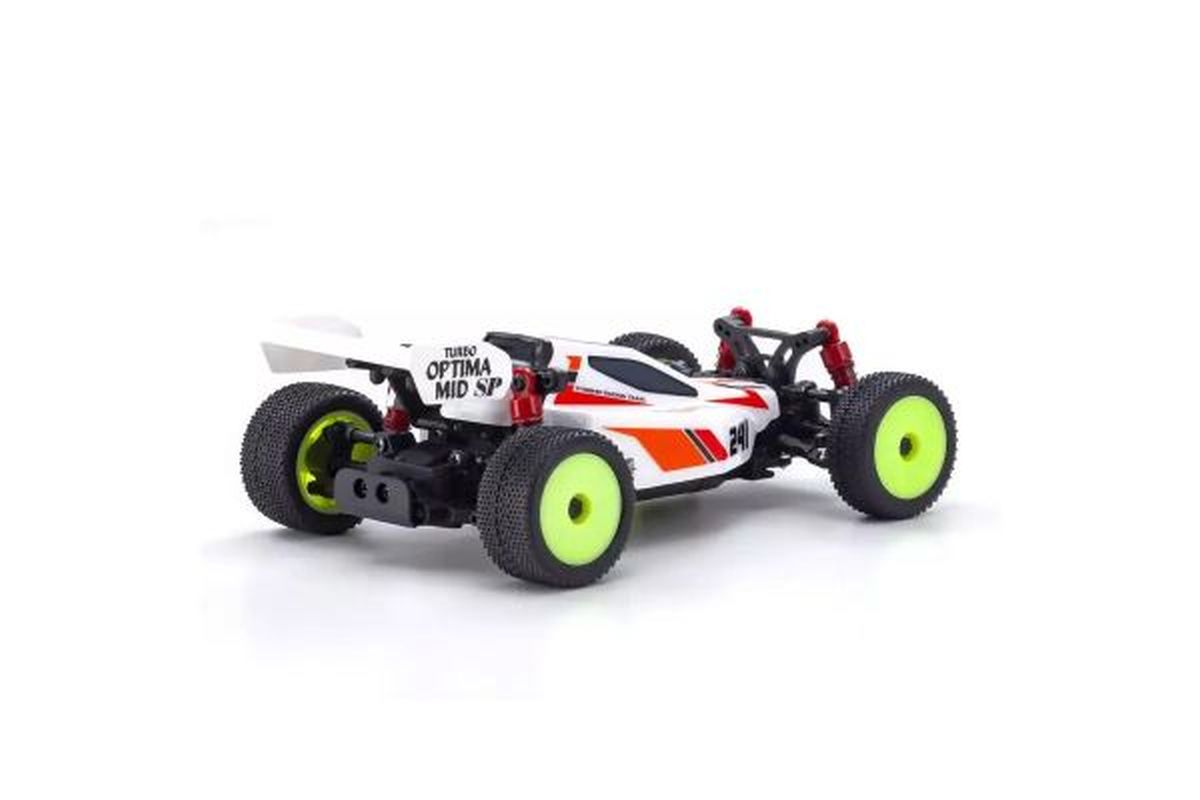 Mini-Z Buggy Turbo Optima Mid Special White 4WD Readyset 1/24 | Kyosho - view 3