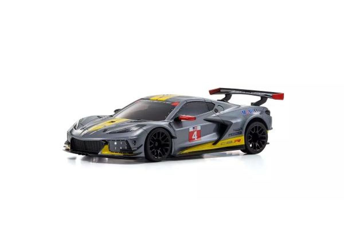 Kyosho Mini‑Z RWD MR‑04 Chevrolet Corvette C8.R (Gunmetal) Readyset (32356GM) – 1/27 Scale RWD RC Car