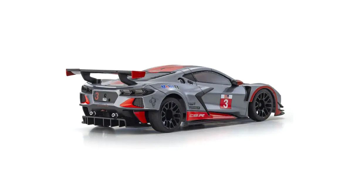 Kyosho MINI-Z RWD MR04 Chevrolet Corvette C8.R Gunmetal/Red 32356GMR