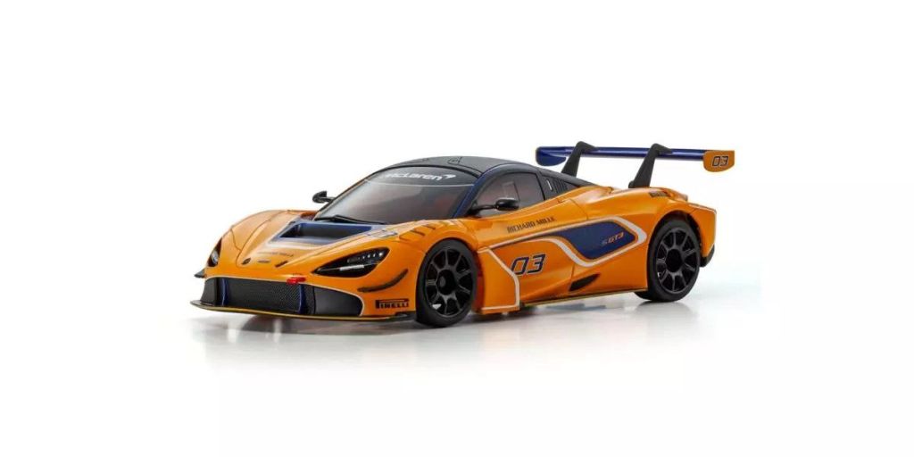 Kyosho MINI‑Z RWD MR‑04 McLaren 720S GT3 #03 (Orange) RTR (32364OR)