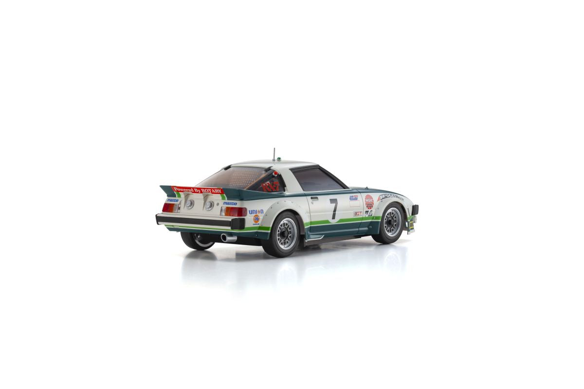 Kyosho Mini‑Z RWD MR‑04 Mazda Savanna RX‑7 (SA22C) 1979 Daytona GTU Readyset (32365GR) – 1/27 Scale RWD RC Car