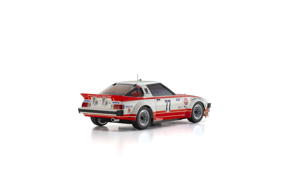 Kyosho Mini‑Z RWD MR‑04 Mazda Savanna RX‑7 (SA22C) 1979 Daytona Car Readyset (32365R) – 1/27 Scale RWD RC Car