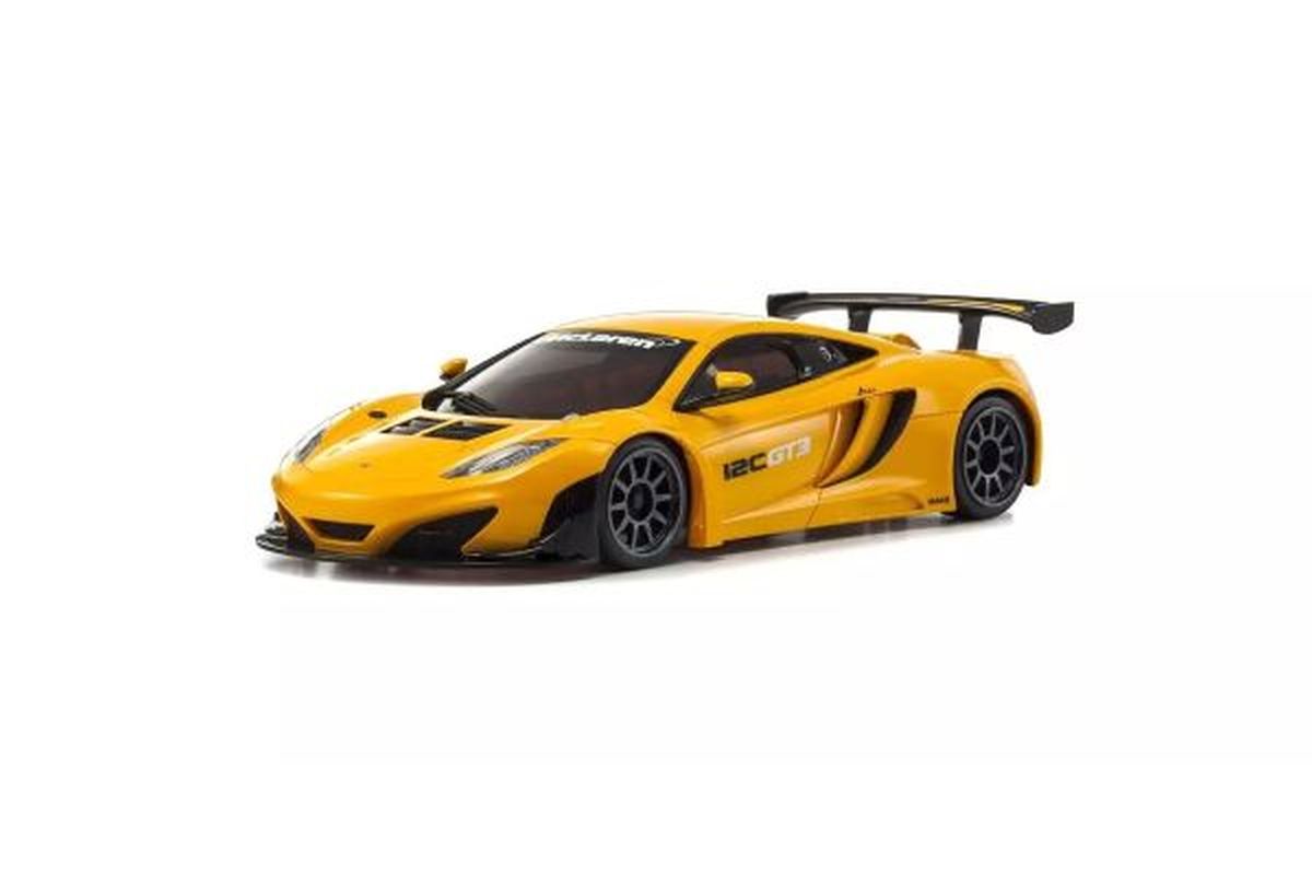 Kyosho Mini‑Z RWD MR‑04 Readyset McLaren 12C GT3 2013 (Orange) 32366OR – 1/27 Scale RWD RC Car