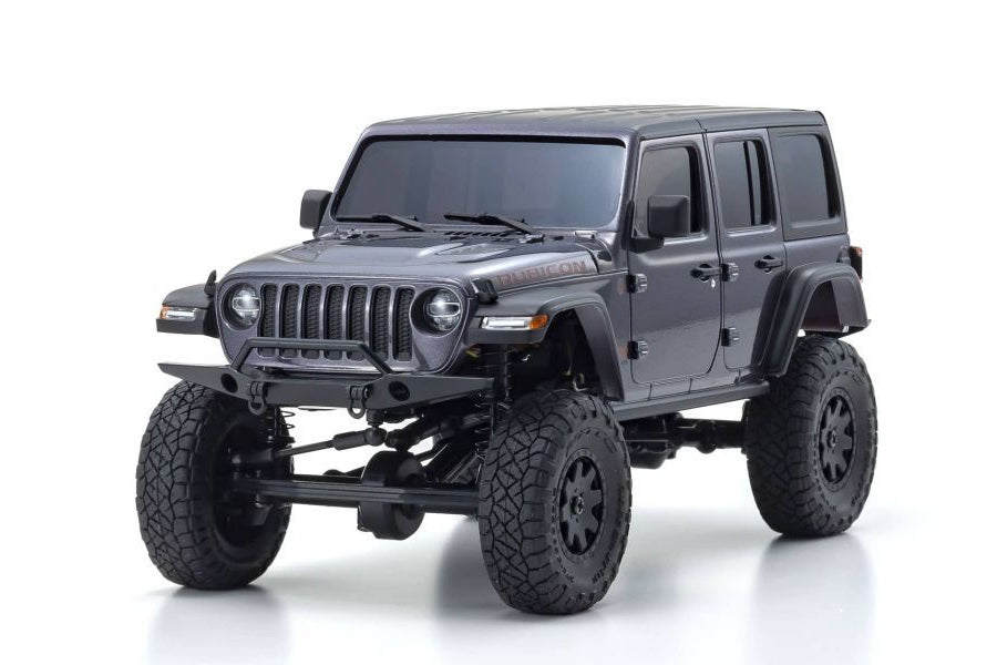 Kyosho Mini-Z 4x4 Jeep Wrangler Unlimited Rubicon Granite Crystal Metallic Readyset Default Title