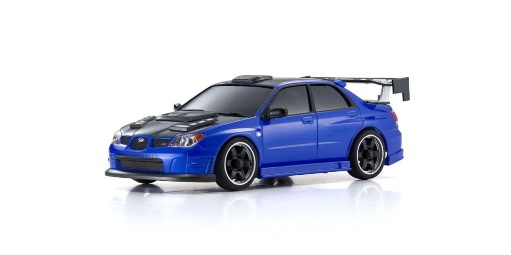 Kyosho Mini-Z AWD Subaru Impreza WRX with GT Wing MA-020, Blue 32653BL