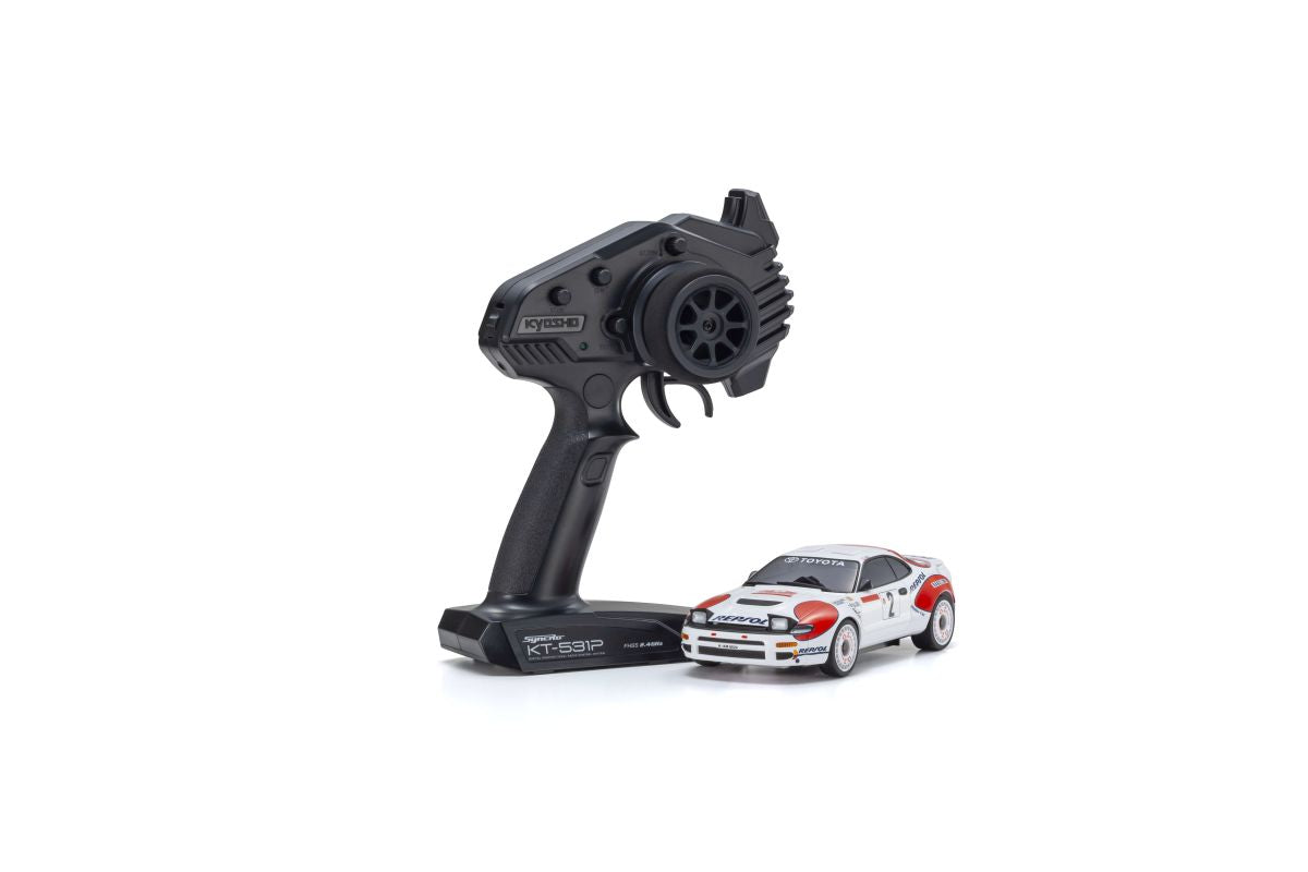 Kyosho Mini‑Z AWD Celica Turbo 4WD No.2 WRC 1992 Carlos Sainz Readyset (32654CS) – 1/27 Scale AWD RC Car