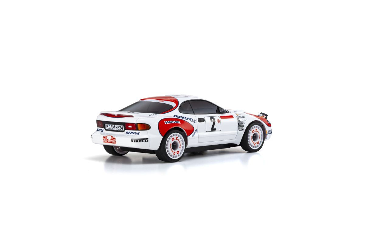 Kyosho Mini‑Z AWD Celica Turbo 4WD No.2 WRC 1992 Carlos Sainz Readyset (32654CS) – 1/27 Scale AWD RC Car
