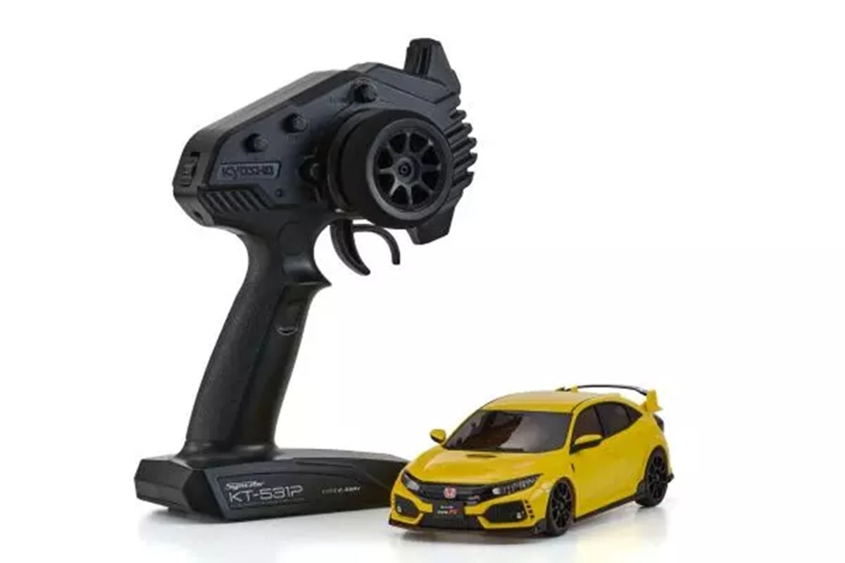 Mini-Z AWD Honda Civic Type R Yellow