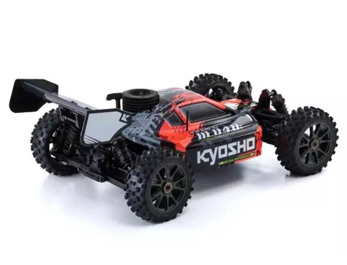 Kyosho Inferno NEO 4.0 Readyset 1/8 Nitro 4WD Buggy RTR with .21 Engine & 2.4GHz Radio – Red/Black