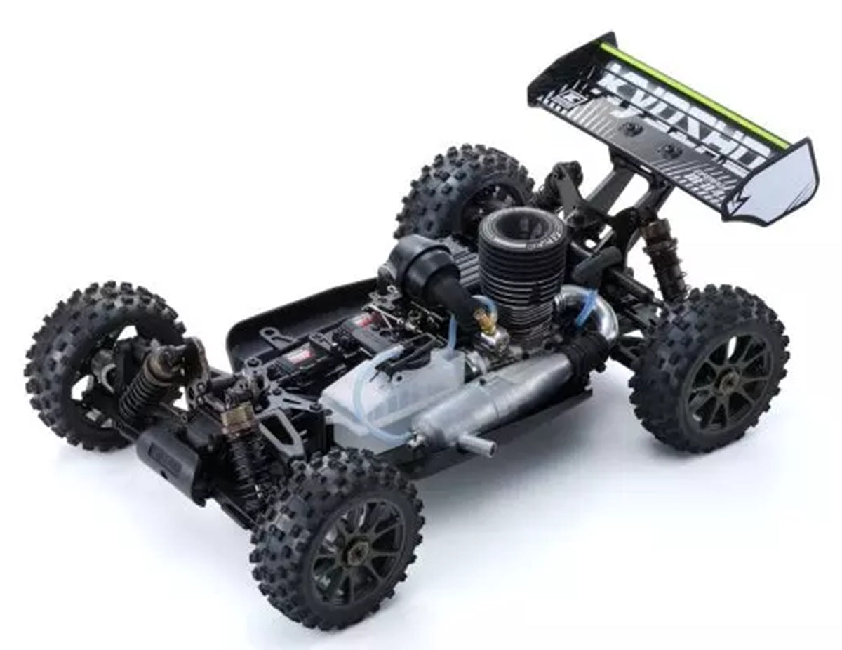Kyosho Inferno NEO 4.0 Readyset 1/8 Nitro 4WD Buggy RTR with .21 Engine & 2.4GHz Radio – Red/Black