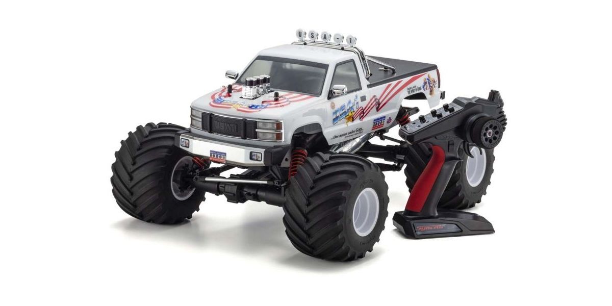 Kyosho USA 1 Nitro 1/8 Scale Radio Controlled Monster Truck w/ .2 33155D