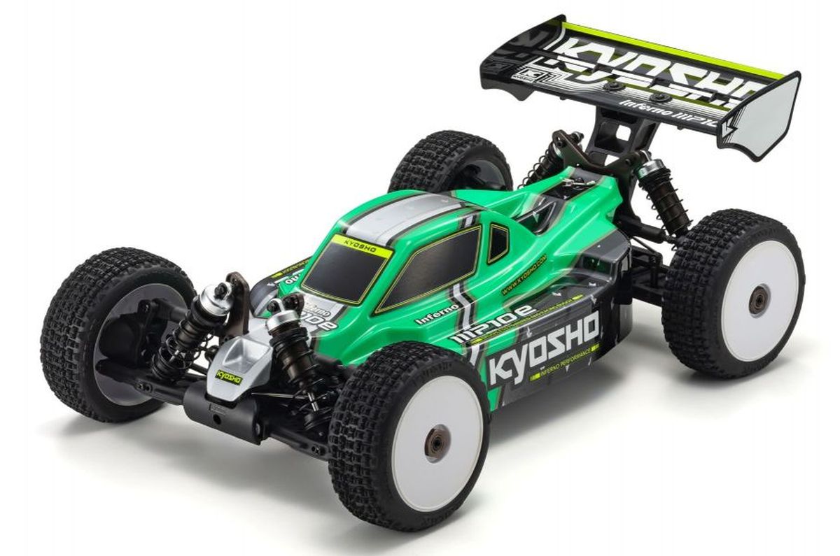 Kyosho 1/8 4WD Inferno MP10e Electric Racing Buggy Green Readyset