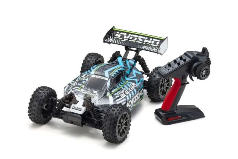 Kyosho 1/8 Inferno NEO 4.0VE T1 White w/KT-231P+ 4WD Readyset Racing Buggy