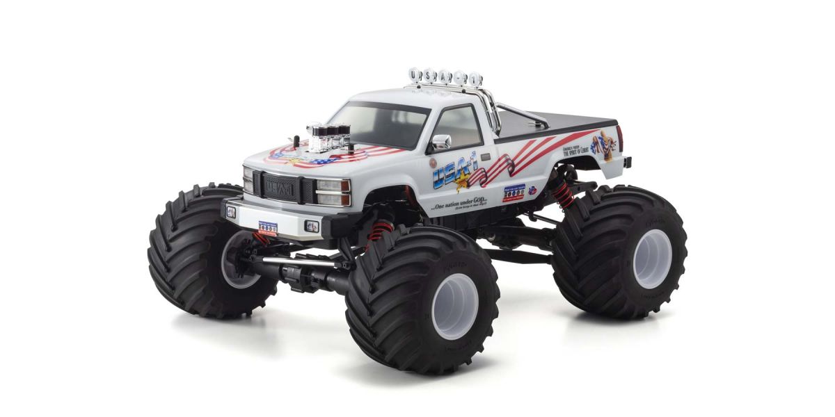 Kyosho USA-1 VE 1/8 Scale Radio Controlled Brushless Motor Powered 4WD Monster Truck Default Title