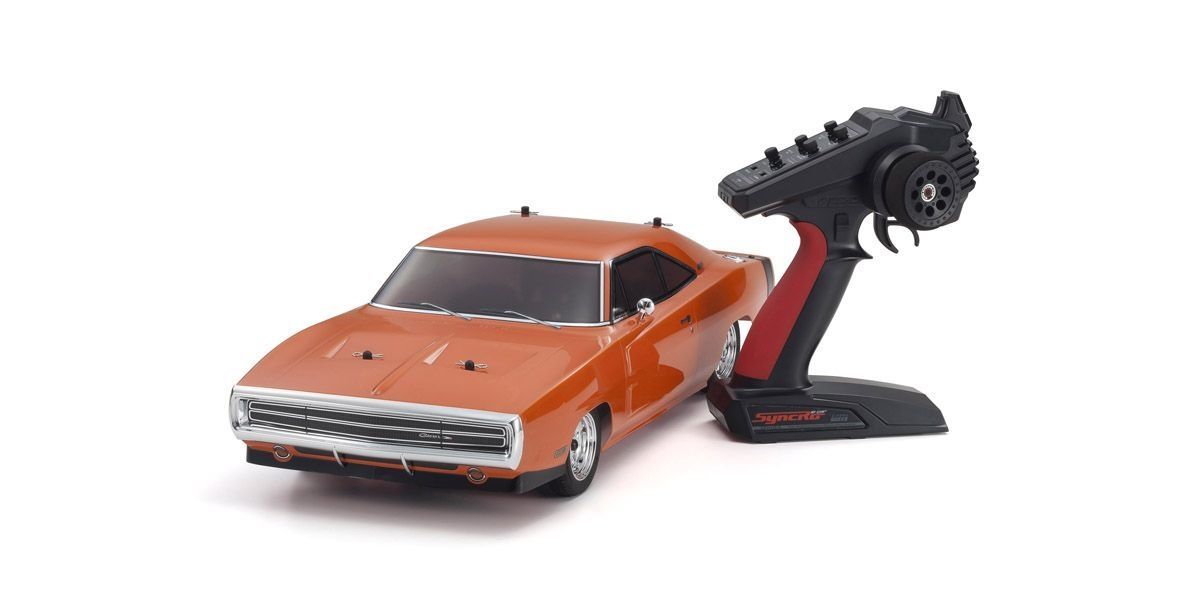 Kyosho 1/10 Fazer Mk2 Readyset 1970 Dodge Charger, Hemi Orange 34417T1C