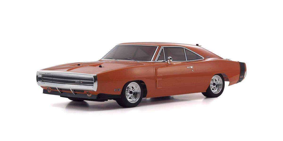 Kyosho 1/10 Fazer Mk2 Readyset 1970 Dodge Charger, Hemi Orange 34417T1C