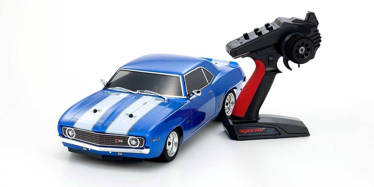 Kyosho 1/10 Fazer Mk2 Readyset 1969 Chevy Camaro Z/28, Blue 34418T1C