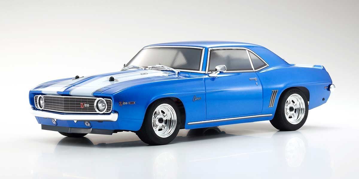 Kyosho 1/10 Fazer Mk2 Readyset 1969 Chevy Camaro Z/28, Blue 34418T1C