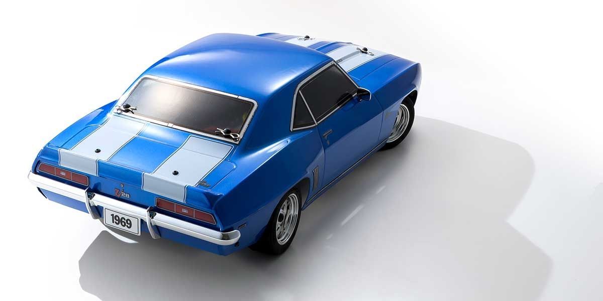 Kyosho 1/10 Fazer Mk2 Readyset 1969 Chevy Camaro Z/28, Blue 34418T1C