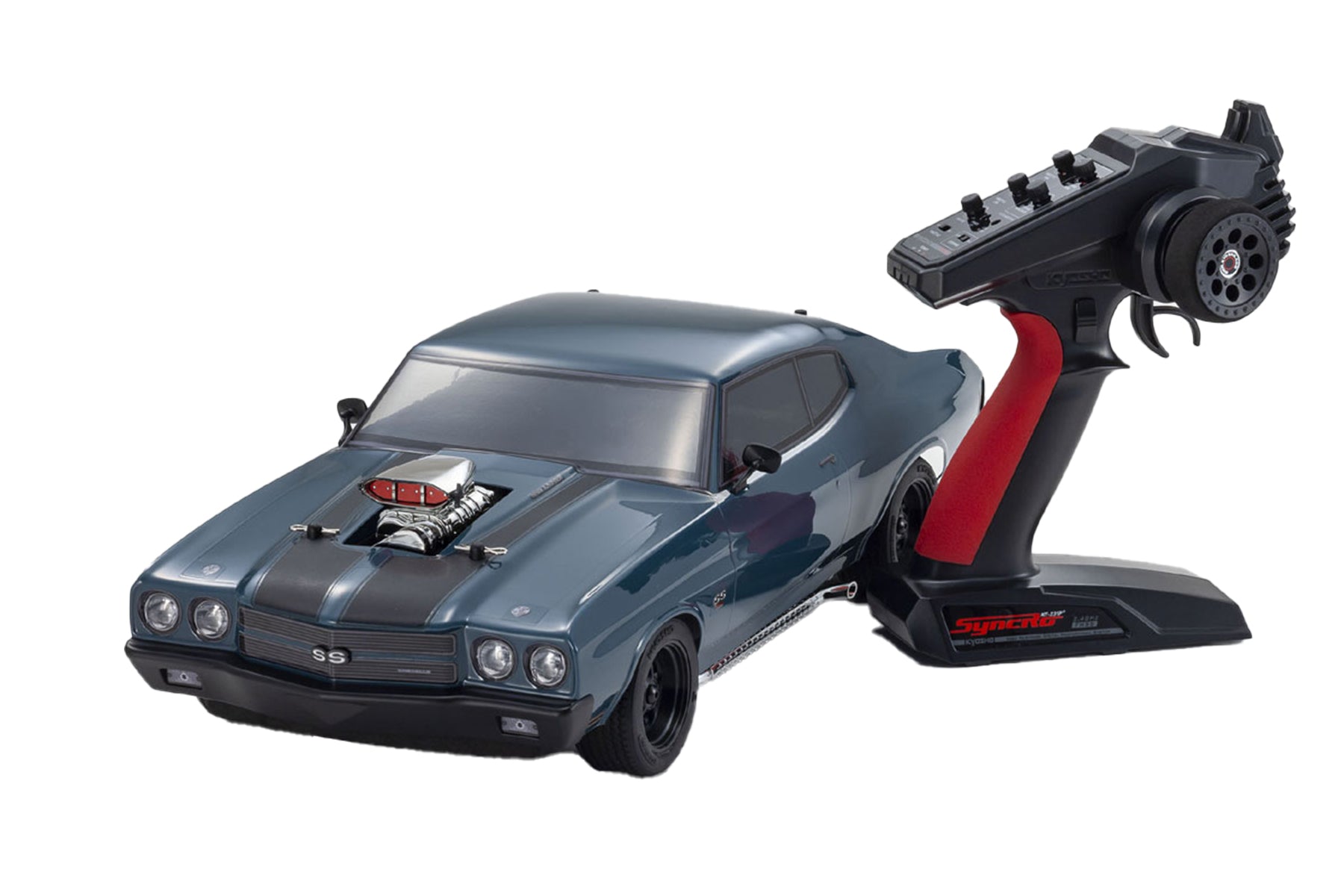 Kyosho Fazer Mk2 VE 1970 Chevelle Supercharged Dark Blue 34494T1