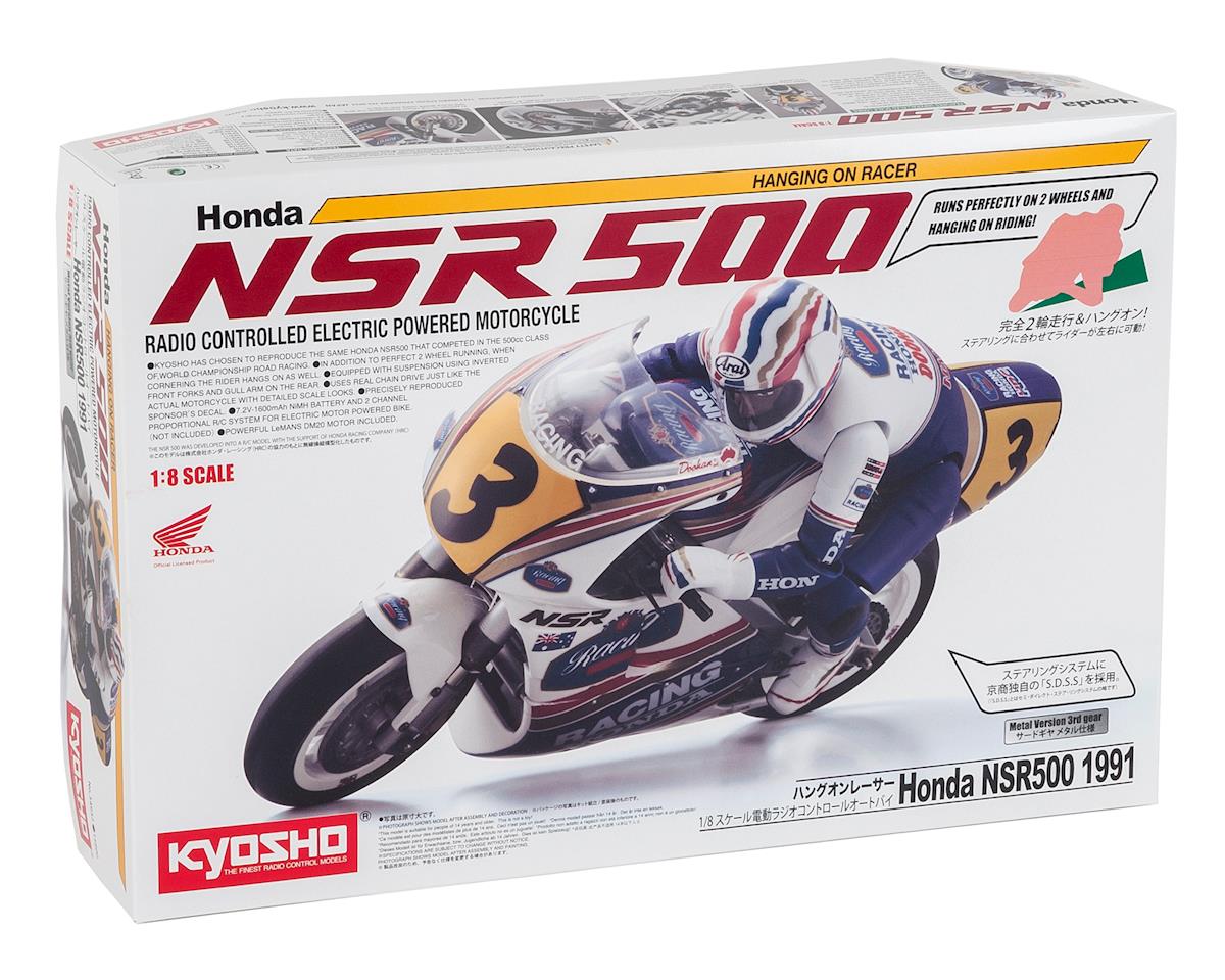 Kyosho 1/8 EP Motorcycle Hanging on Racer Honda NSR500 1991 Kit 34932B