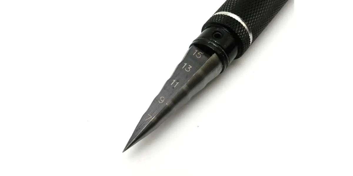 SP Knife Edge Reamer Plus Body Tool with 7–15mm Hole Markings for 1/10 RC | Kyosho