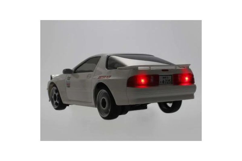 Kyosho First Mini‑Z Initial D MAZDA SAVANNA RX‑7 FC3S (White) 66602A - 1/28 Scale Electric RWD
