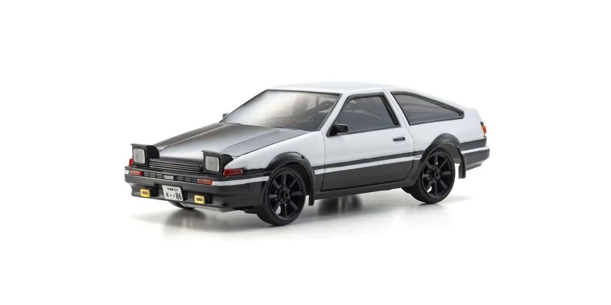 Kyosho First Mini-Z 1/28 Trueno AE86 White RC Car 66612