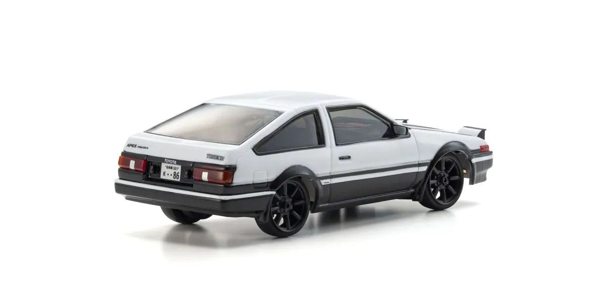 Kyosho First Mini-Z 1/28 Trueno AE86 White RC Car 66612