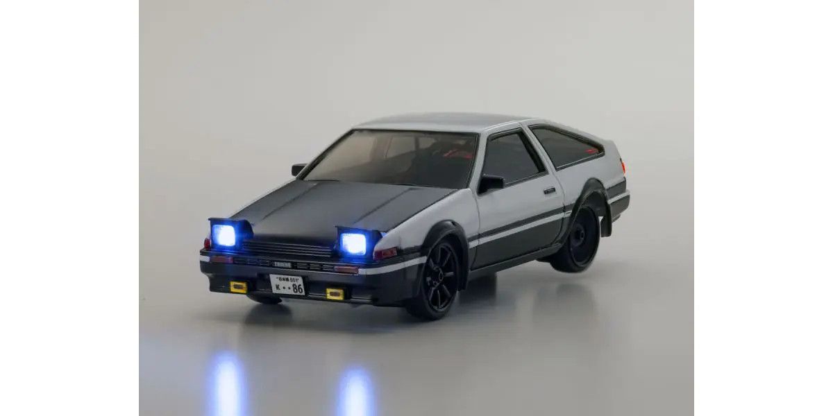 Kyosho First Mini-Z 1/28 Trueno AE86 White RC Car 66612