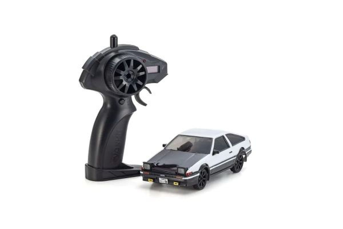 Kyosho FMZ Toyota Sprinter Trueno AE86 WH/BK 66612A – 1/27 Scale Mini‑Z RWD Car